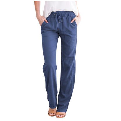 Relaxed Casual Wide-leg Trousers Women