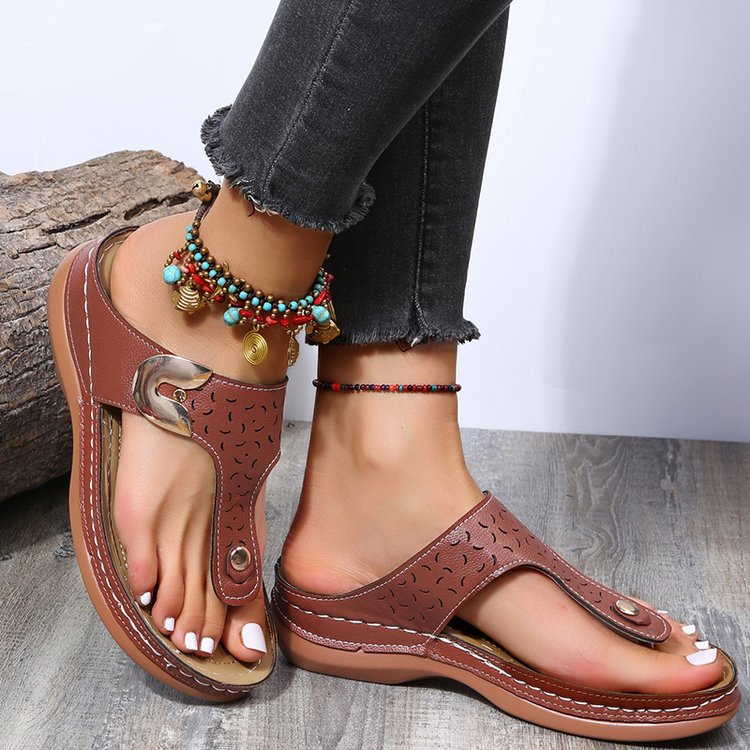 Women's Round Casual and Comfortable Toe Sandals