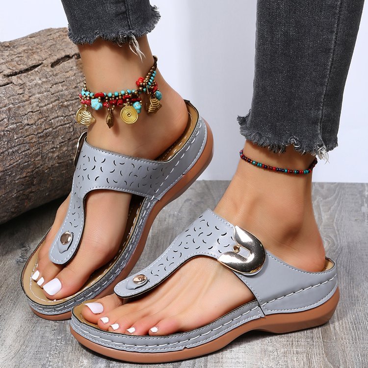 Women's Round Casual and Comfortable Toe Sandals