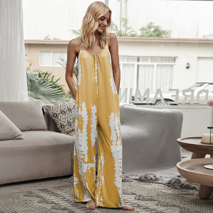 Summer Tie-dye Loungewear Jumpsuit