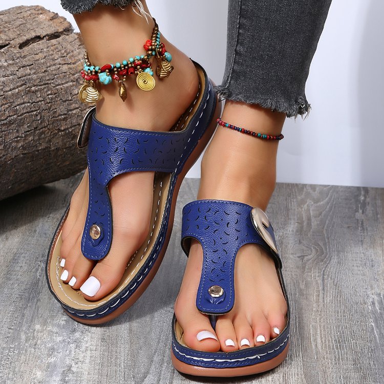 Women's Round Casual and Comfortable Toe Sandals