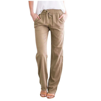 Relaxed Casual Wide-leg Trousers Women