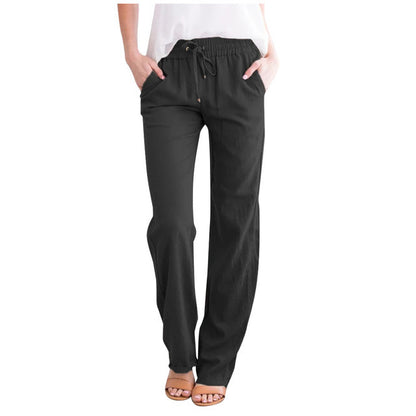 Relaxed Casual Wide-leg Trousers Women