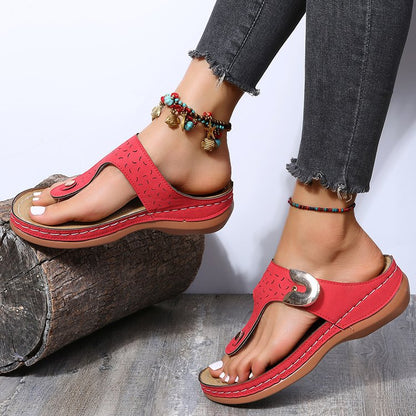 Women's Round Casual and Comfortable Toe Sandals